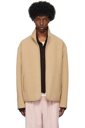 Auralee Blouson en étoffe double à glissière