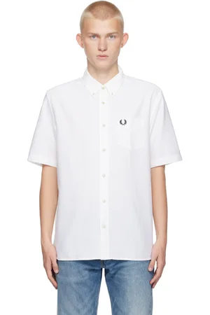Fred Perry Chemise blanche en toile oxford