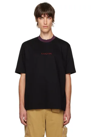 Lanvin T-shirt noir à logo Curb