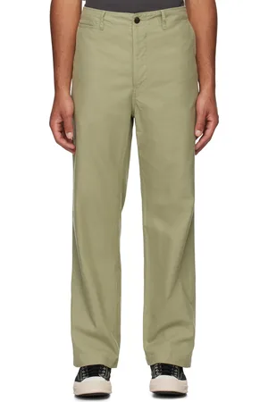 VISVIM Pantalon chino militaire vert