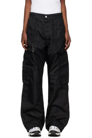B1ARCHIVE Pantalon cargo ample noir