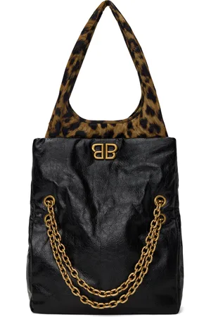 Balenciaga Petit sac Monaco noir à chaine