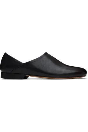 LEMAIRE Chaussures à enfiler noires à bout carré