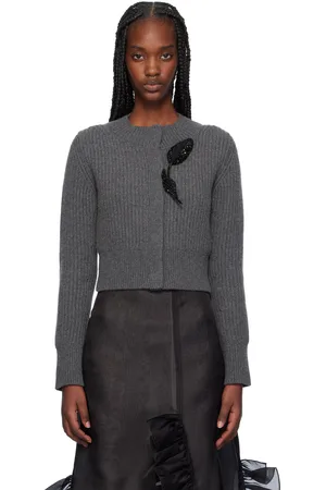 Erdem Cardigan écourté gris