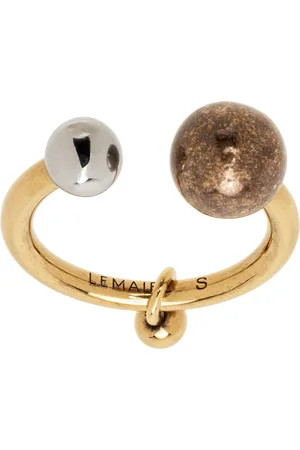 LEMAIRE Bague argenté et doré - Rattle