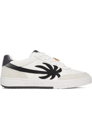 Palm Angels Baskets Palm Beach University blanc et gris