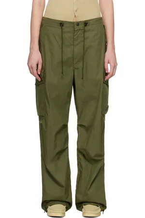 Pins & Needles Pantalon cargo de style militaire kaki