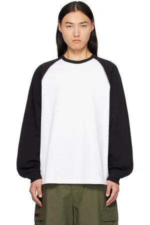 Wtaps T-shirt à manches longues Cut & Sewn 11 noir et blanc