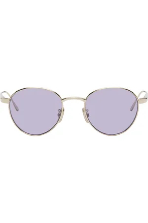 Loewe Lunettes de soleil rondes Groove dorées