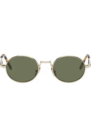 Loewe Lunettes de soleil étroites dorées