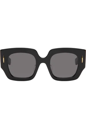 Loewe Lunettes de soleil carrées brunes à anagrammes