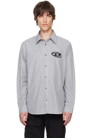 Diesel Chemise Simply-E noir et blanc
