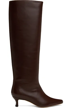 By Far Bottes hautes Stevie 42 brunes à petit talon
