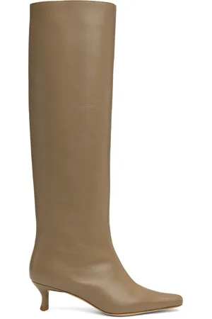 By Far Bottes hautes Stevie 42 taupe à petit talon