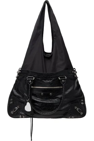 Balenciaga Très grand cabas noir à ornements Cagole