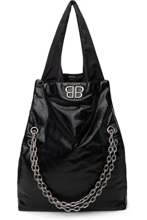 Balenciaga Grand cabas Monaco noir à poignées en chaine