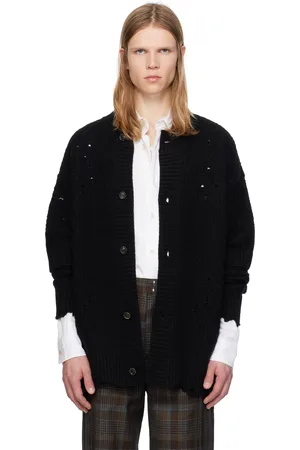 Andersson Bell Long cardigan noir en laine - Roghen