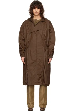 LEMAIRE Manteau brun en nylon