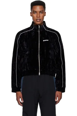 MARTINE ROSE Blouson de survêtement écourté noir