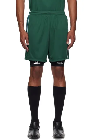 MARTINE ROSE Short de football étagé vert