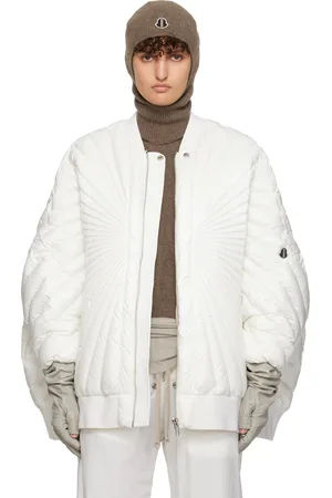 Rick Owens Blouson aviateur Radiance Peter blanc cassé - Moncler +