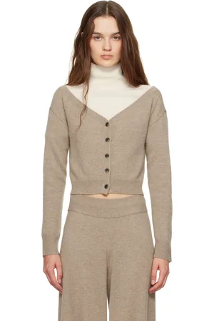 Lisa Yang Cardigan Beata taupe