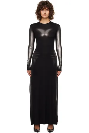 Diesel Robe longue D-Anessa noir et argenté