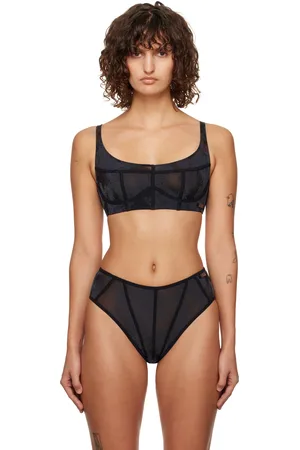 Diesel Soutien-gorge long noir édition Savage x Fenty