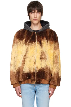 Diesel Blouson Depla brun et jaune