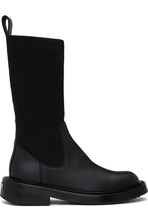 Alexander Wang Bottes Detroit noires à col de style chaussette