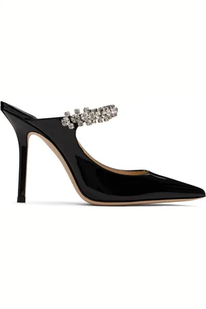 Jimmy Choo Mules 100 noires à bride Bing