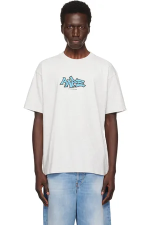 A Bathing Ape T-shirt gris à images à logo