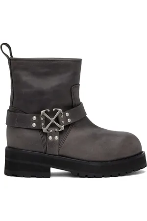 OFF-WHITE Bottes Off Track grises