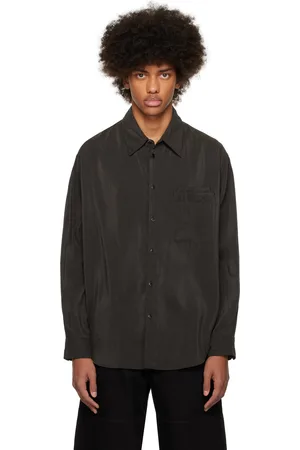 LEMAIRE Chemise décontractée brune