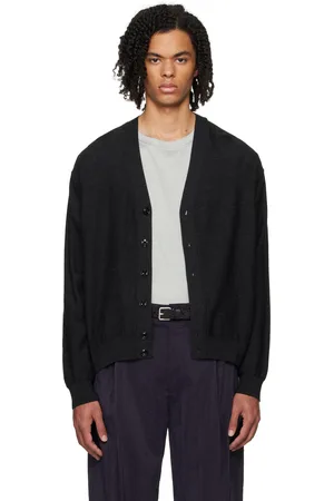 LEMAIRE Cardigan cache-cœur décontracté gris