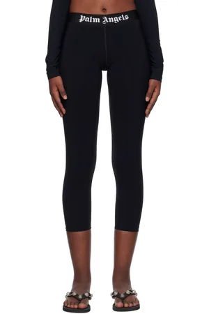 Palm Angels Legging noir à logos