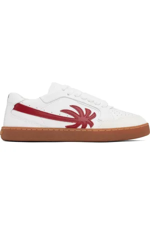 Palm Angels Baskets New Palm 1 blanc et rouge