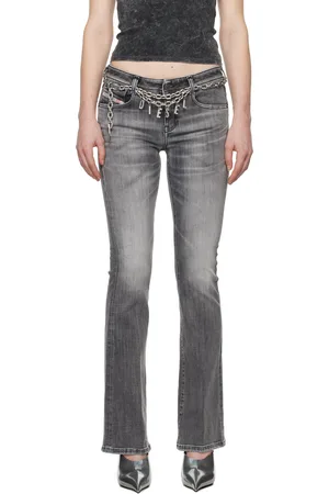 Diesel Jean semi-évasé 1969-Ebbey 09J29 gris en denim