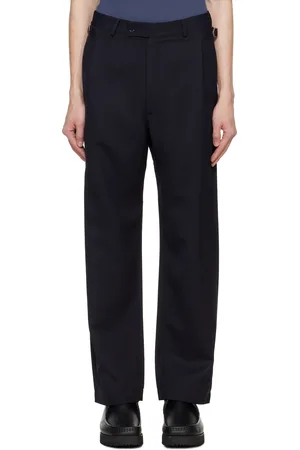 NANAMÍCA Pantalon Club bleu marine en sergé de cavalerie