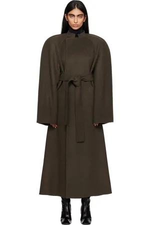 Khaite Manteau Rothen vert