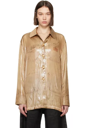 Alexander Wang Chemise brun clair à image trompe l