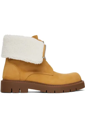 Bottega Veneta Bottines Haddock beiges