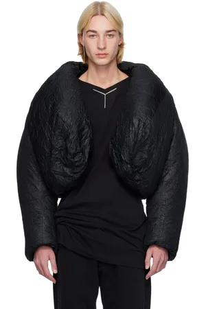 Y / PROJECT Blouson matelassé écourté noir