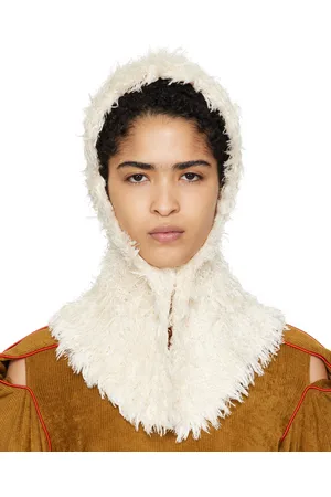 Kiko Kostadinov Capuche Carla blanc cassé en tricot