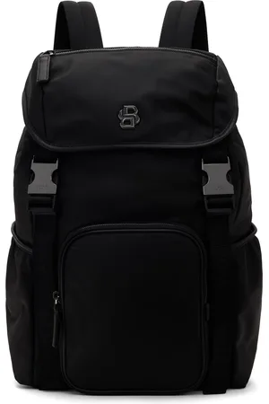 HUGO BOSS Sac à dos noir en cuir