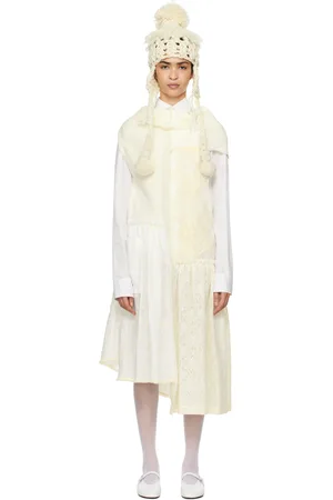 Tao & friends Robe midi blanc cassé à panneaux