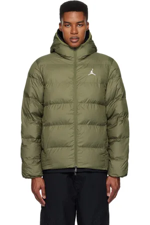 Nike Blouson Brooklyn kaki à logo