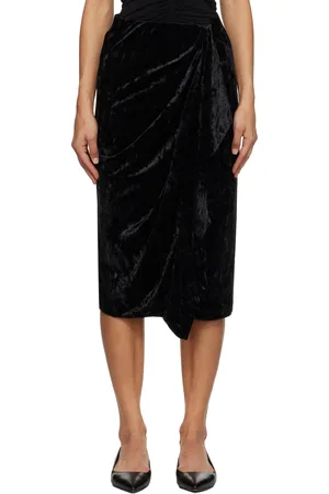 Isabel Marant Jupe midi Alyssa noire