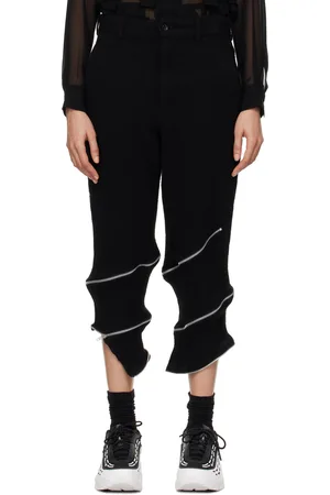 Comme des Garçons Pantalon noir en sergé