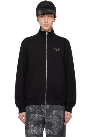 Diesel Pull molletonné S-Ginni-Zip-Od noir